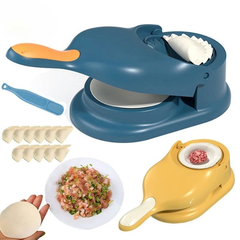 2-in-1 Dumpling & Samosa Maker Press – Easy Pastry Dough Wrapper Mold for Homemade Snacks