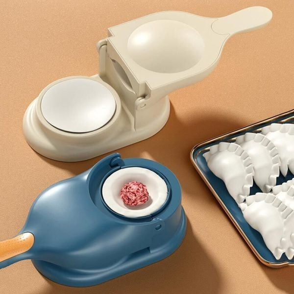 2-in-1 Dumpling & Samosa Maker Press – Easy Pastry Dough Wrapper Mold for Homemade Snacks