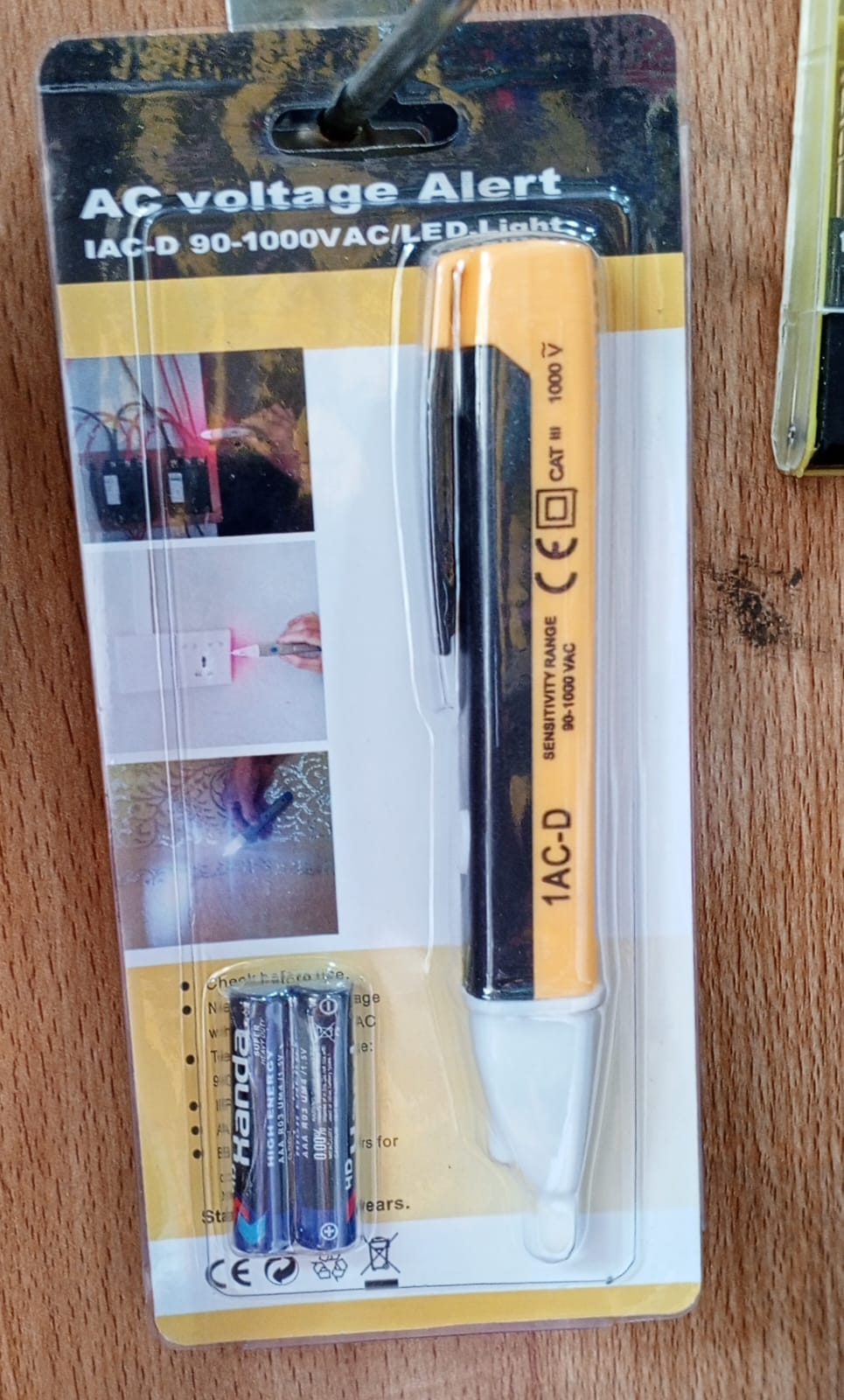 Electric Digital Voltage Tester Pen With LED Indicator And Beep Alert