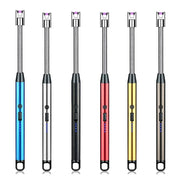 Kitchen USB Rechargeable Arc Lighter – Flexible Neck, Safety Lock, Windproof & Eco-Friendly Design