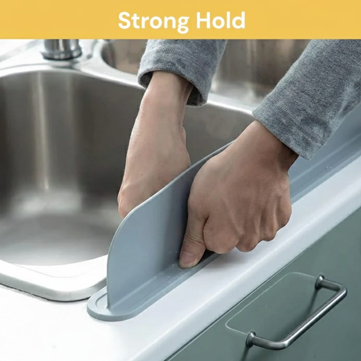 Silicone Sink Splash Guard With Suction For Kitchen