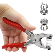 Plier Tool with 50 Metal Snap Buttons Kit