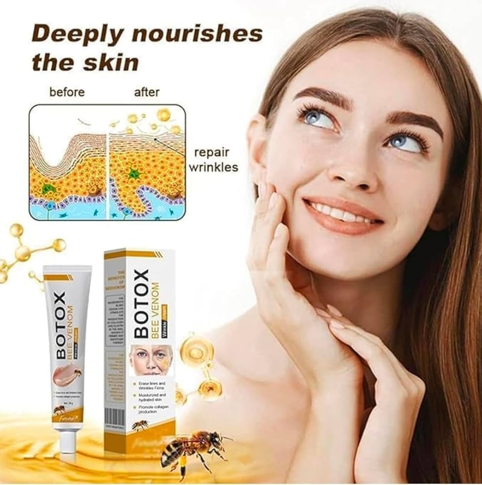 Botox Bee Venom Wrinkle Cream Reduce Wrinkles & Fine Lines 30gm
